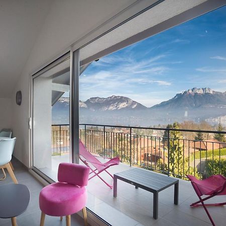 Appartement Mont Blanc - Vue Lac Sévrier Kültér fotó